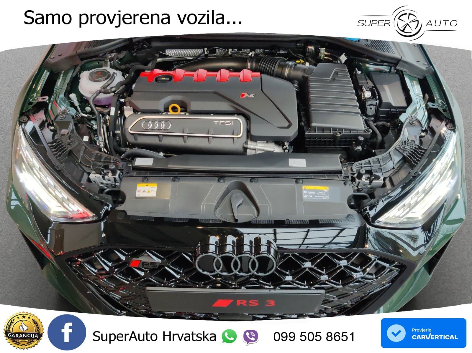 Audi RS3 Sedan 2.5 TFSI (400 KS) quattro S tronic LED+GR SJED+ACC