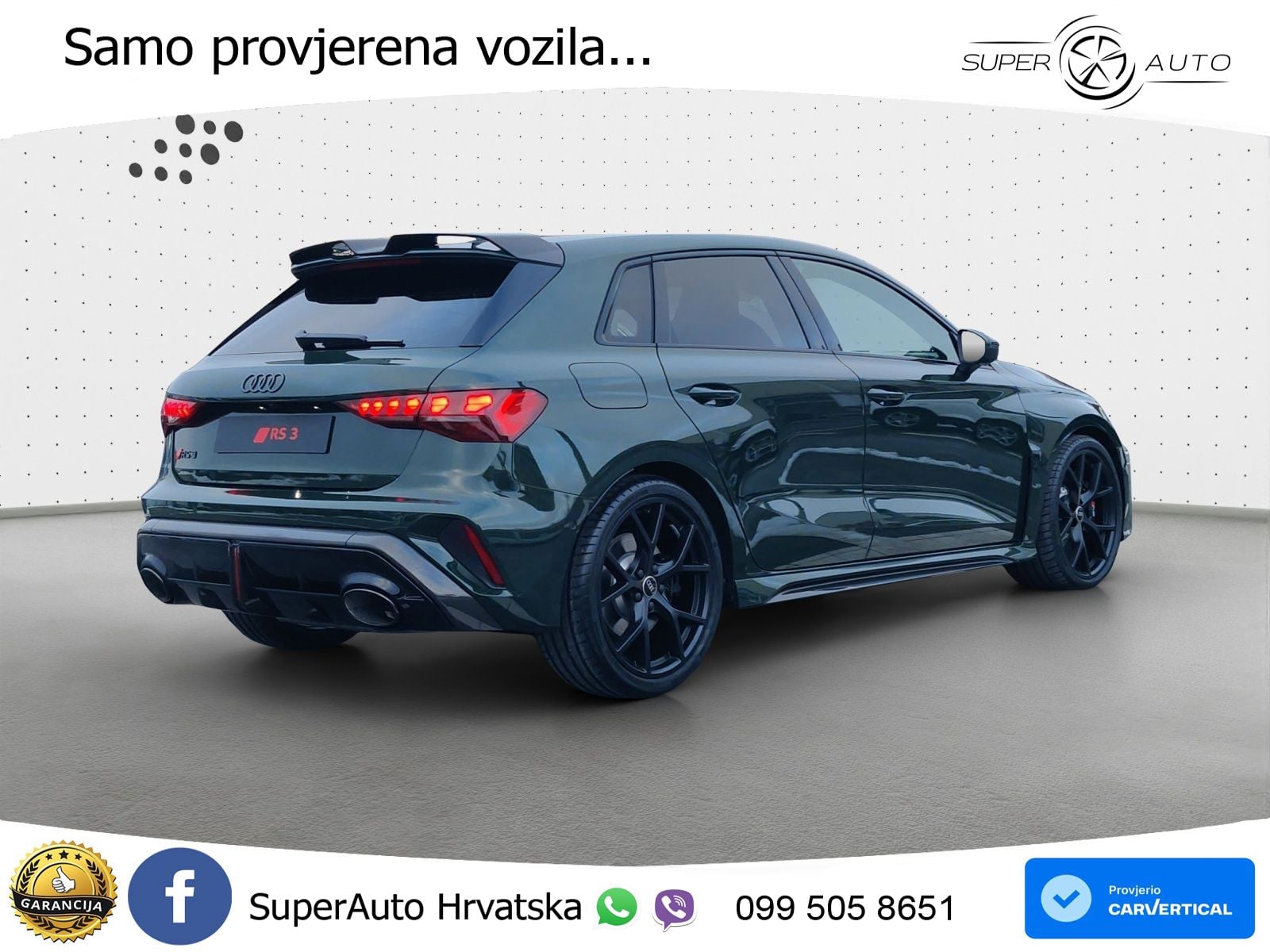Audi RS3 Sedan 2.5 TFSI (400 KS) quattro S tronic LED+GR SJED+ACC