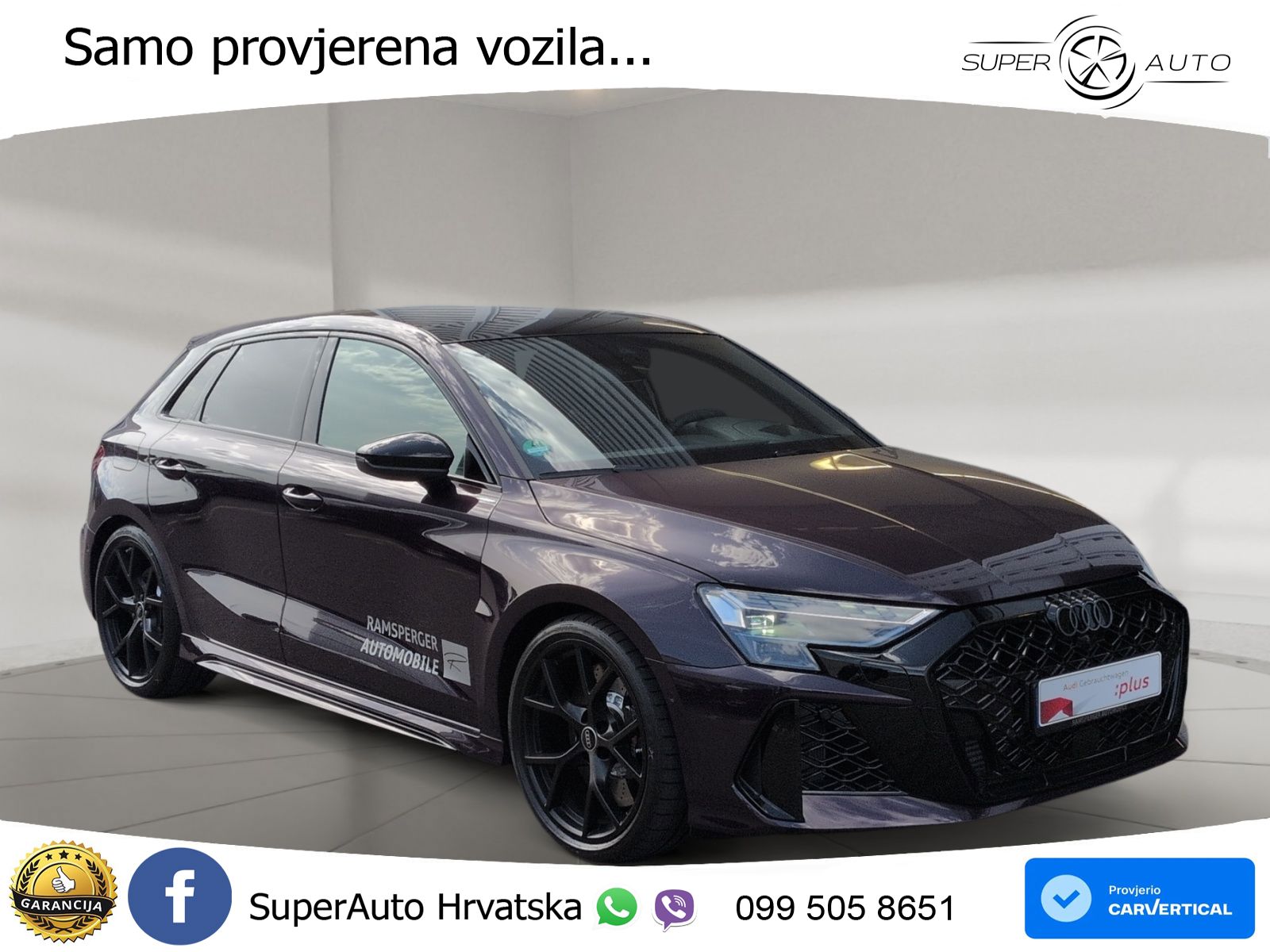 Audi RS3 Sedan 2.5 TFSI (400 KS) quattro S tronic MATRIX+GR SJED+KAM