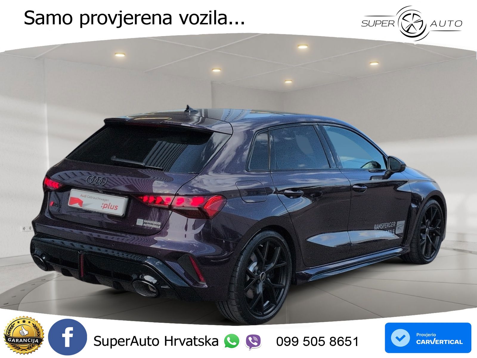 Audi RS3 Sedan 2.5 TFSI (400 KS) quattro S tronic MATRIX+GR SJED+KAM