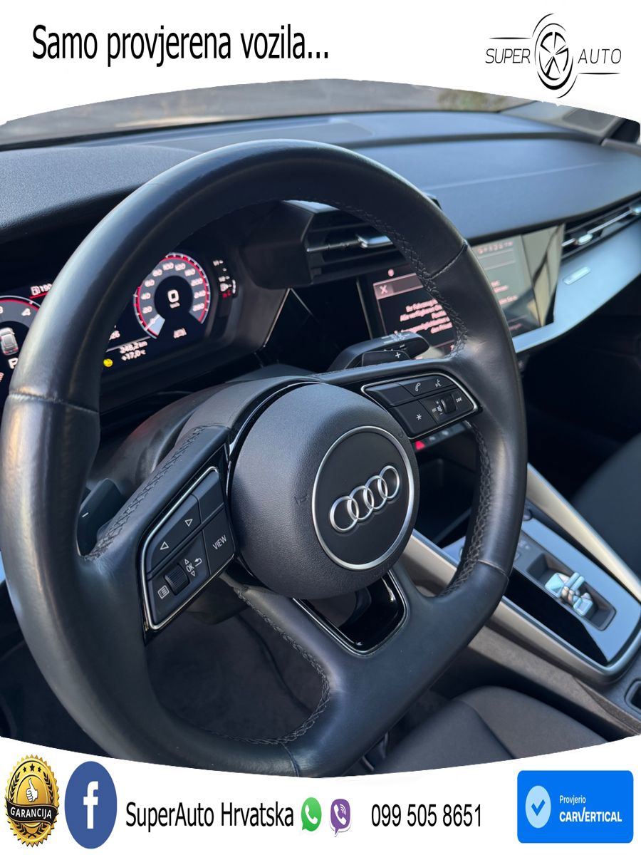 Audi A3 35 TDI (150 KS) S tronic advanced LED+GR SJED+ACC