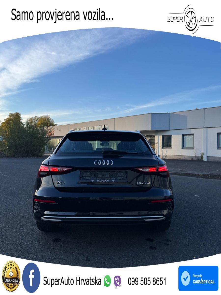 Audi A3 35 TDI (150 KS) S tronic advanced LED+GR SJED+ACC