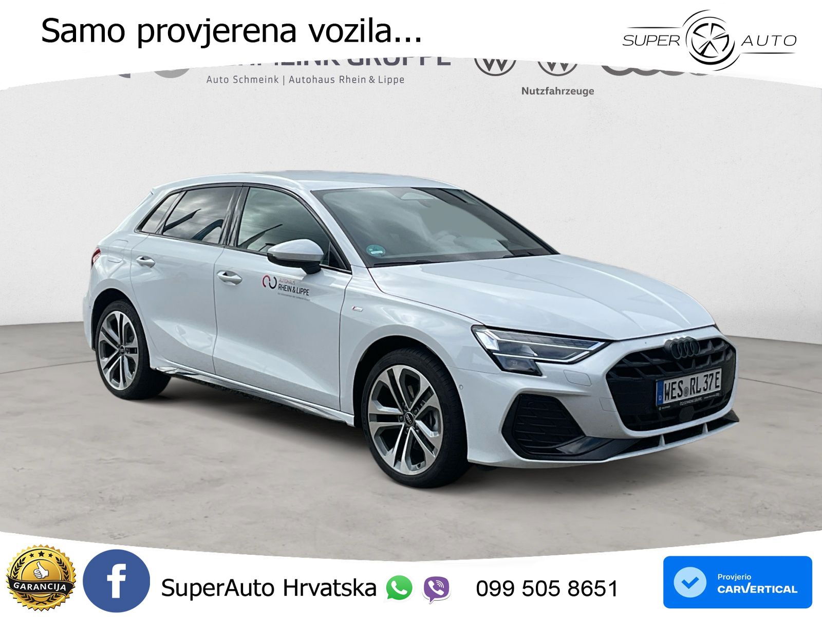 Audi A3 Sportback 40 TFSI e (204 KS) Plug-in Hybrid S tronic S line LED+GR SJED+ACC