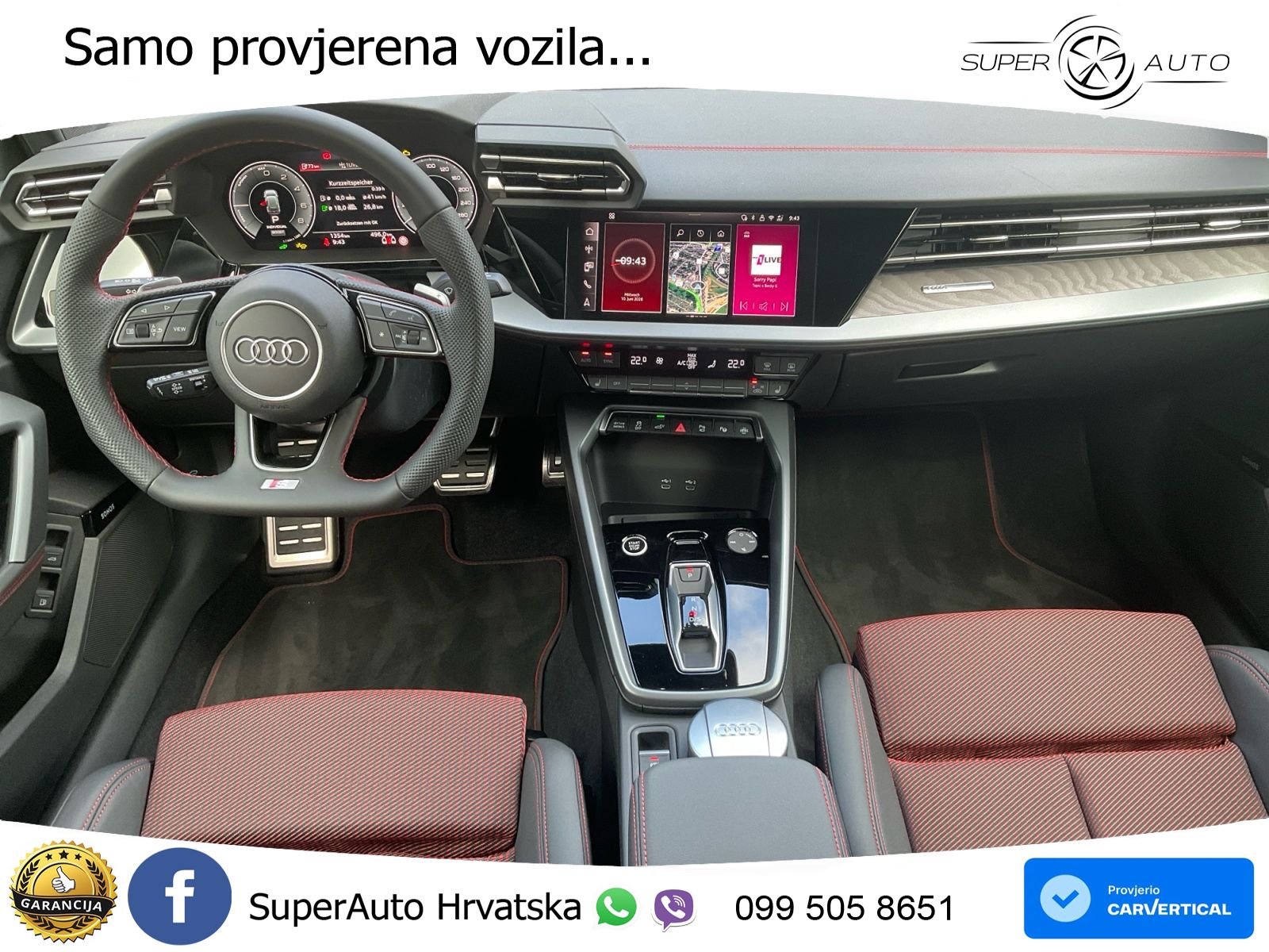 Audi A3 Sportback 40 TFSI e (204 KS) Plug-in Hybrid S tronic S line LED+GR SJED+ACC