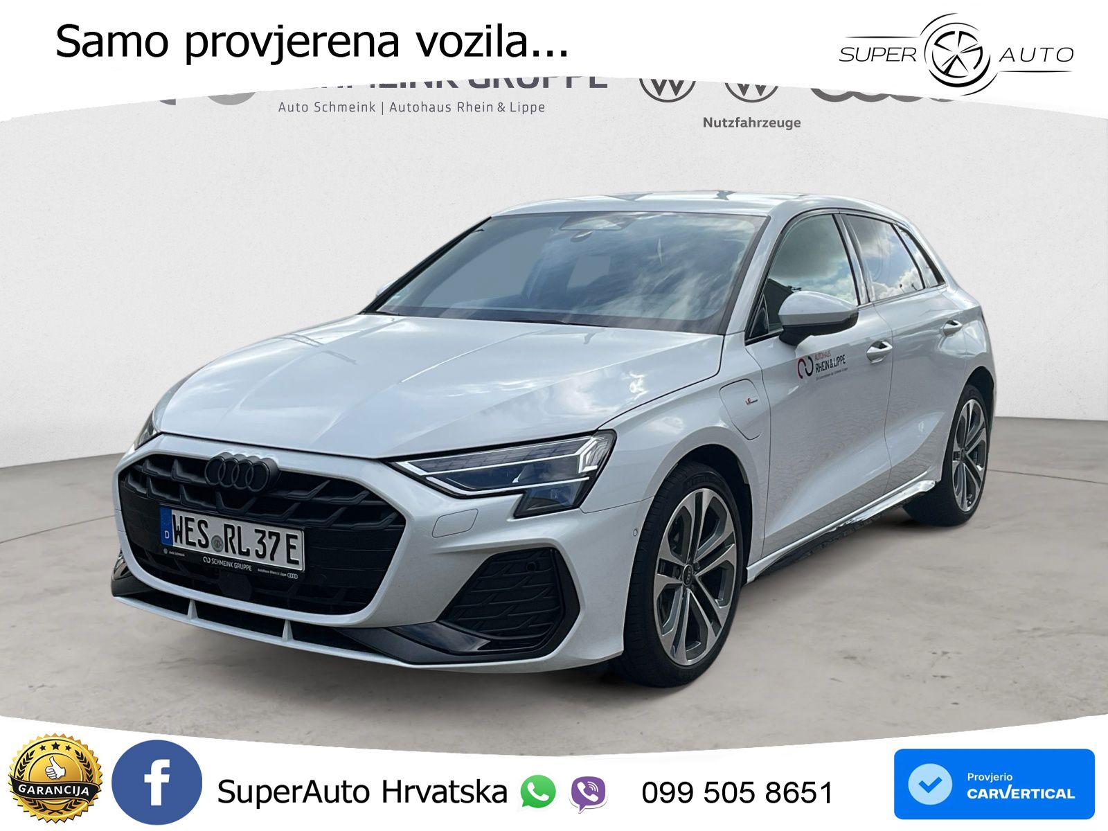 Audi A3 Sportback 40 TFSI e (204 KS) Plug-in Hybrid S tronic S line LED+GR SJED+ACC