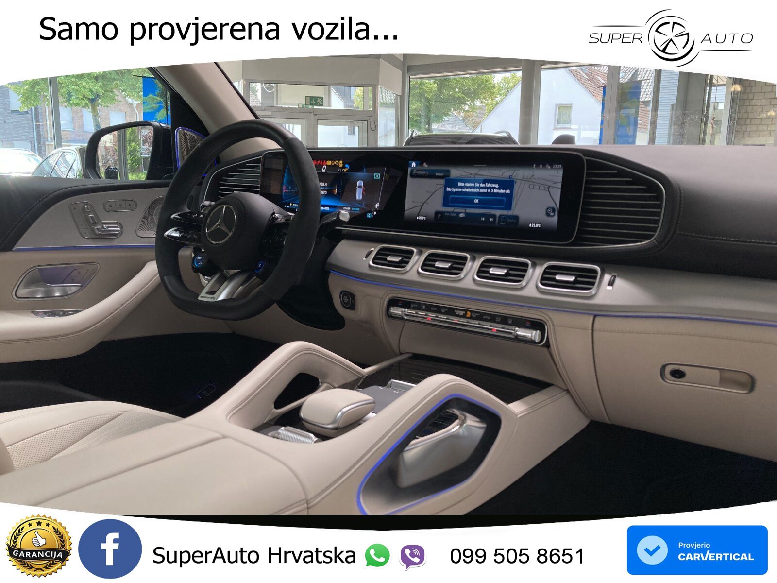 Mercedes-Benz GLS AMG GLS 63 V8 EQ Boost 4MATIC+ AMG SPEEDSHIFT TCT 9G ACC+HEAD+4xGR SJED+360+PANO