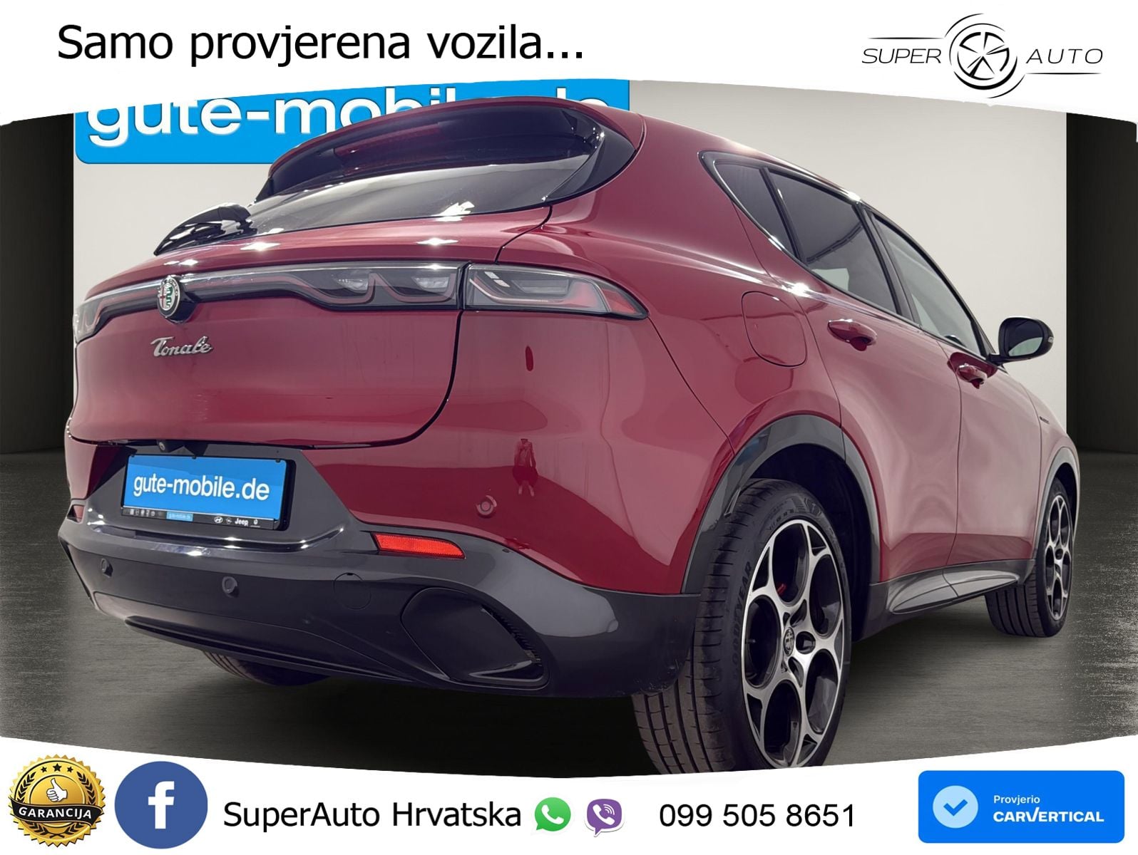 Alfa Romeo Tonale 1.5 VGT (160 KS) 48V-Hybrid TCT LED+ACC