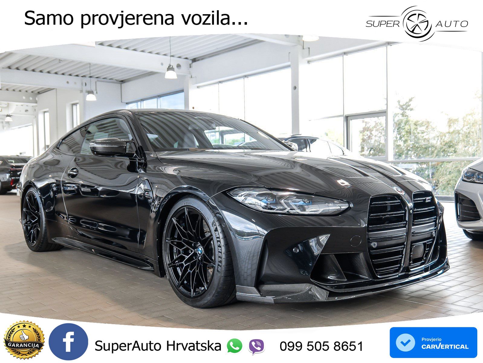 BMW M4 Competition 3.0 (510 KS) xDrive Steptronic LED+GR SJED+ACC
