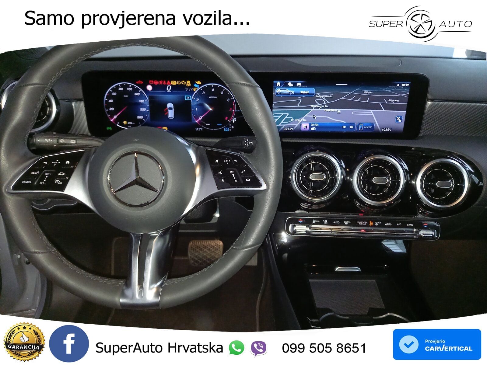 Mercedes-Benz A 180 7G-DCT LED+GR SJED+ACC