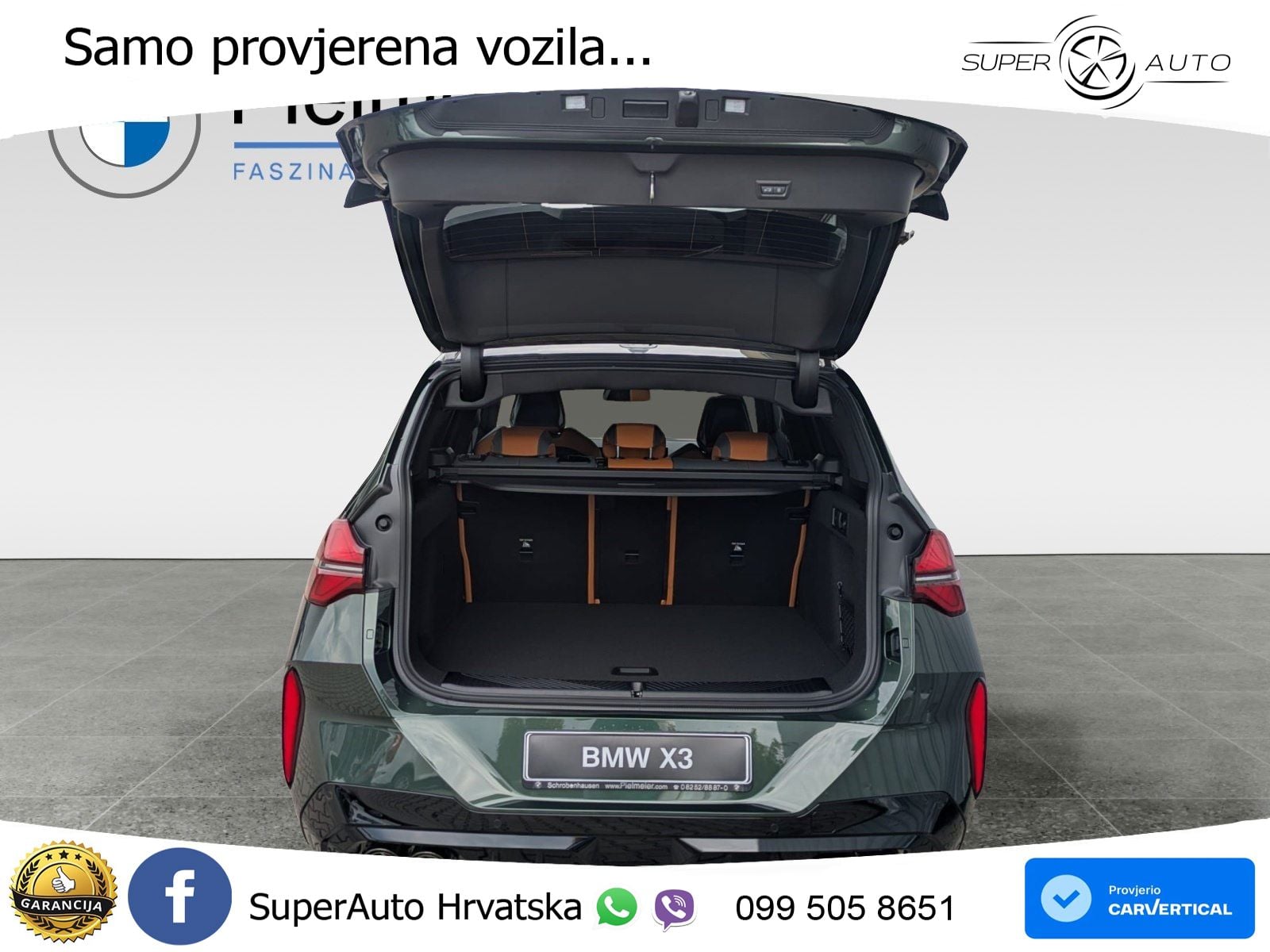 BMW X3 M50 xDrive Steptronic ACC+GR SJED+360+PANO