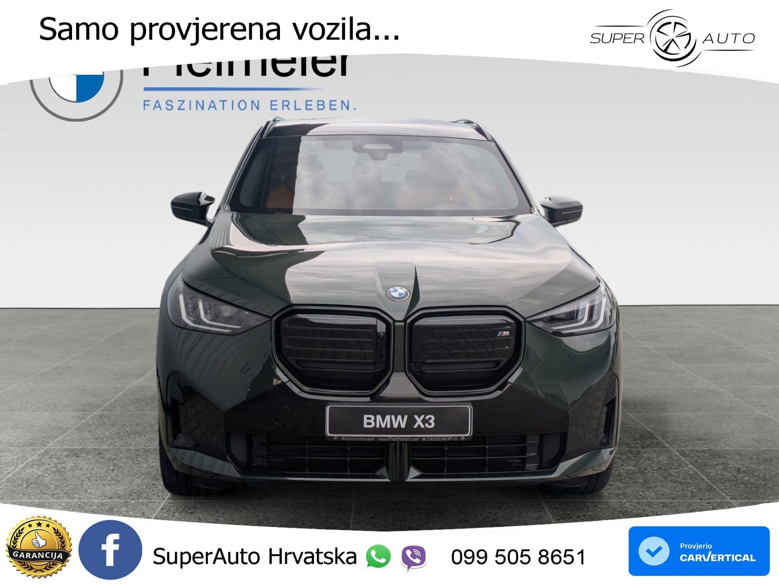 BMW X3 M50 xDrive Steptronic ACC+GR SJED+360+PANO