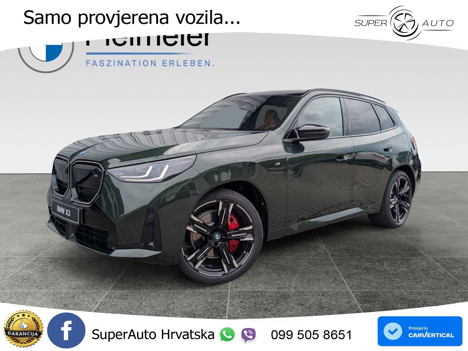 BMW X3 M50 xDrive Steptronic ACC+GR SJED+360+PANO