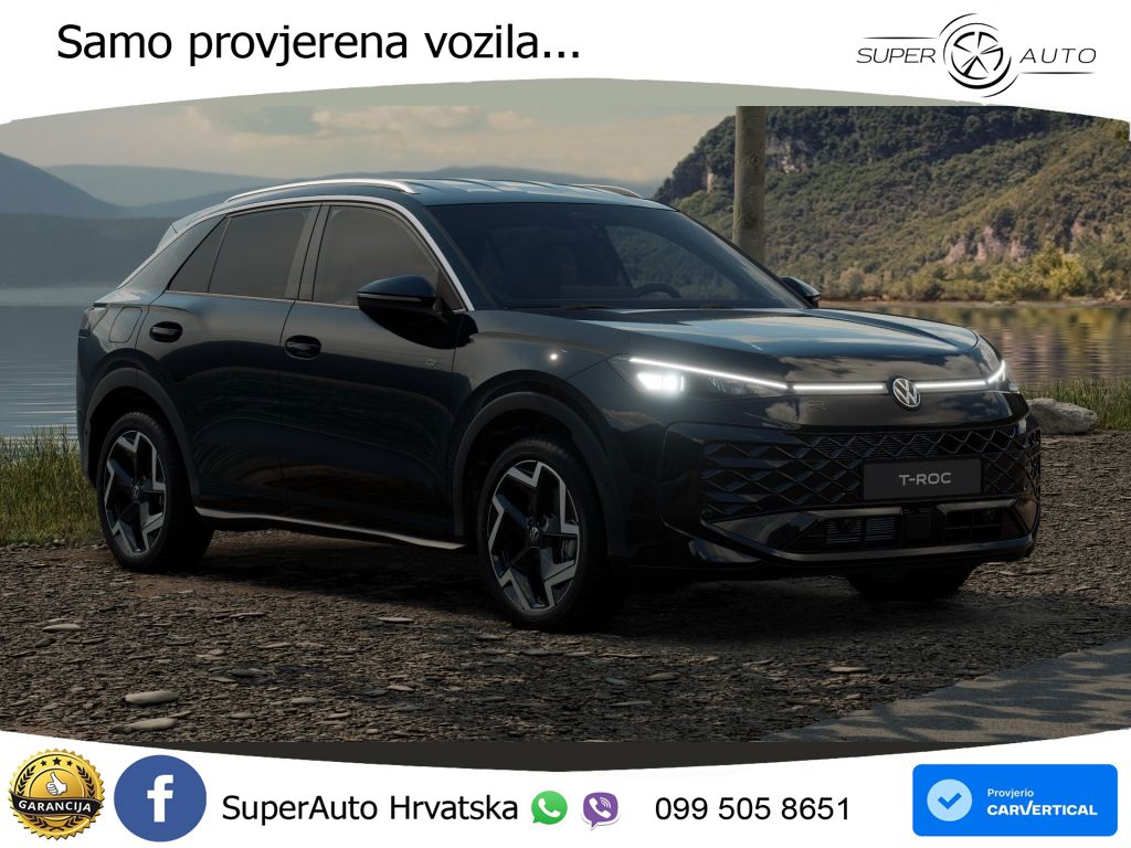 Volkswagen T-Roc 1.5 eTSI (150 KS)  DSG R-Line MATRIX+GR SJED+KAM