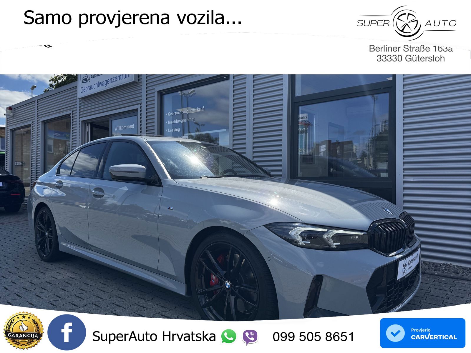 BMW 320d (190 KS) Steptronic LED+GR SJED+ACC