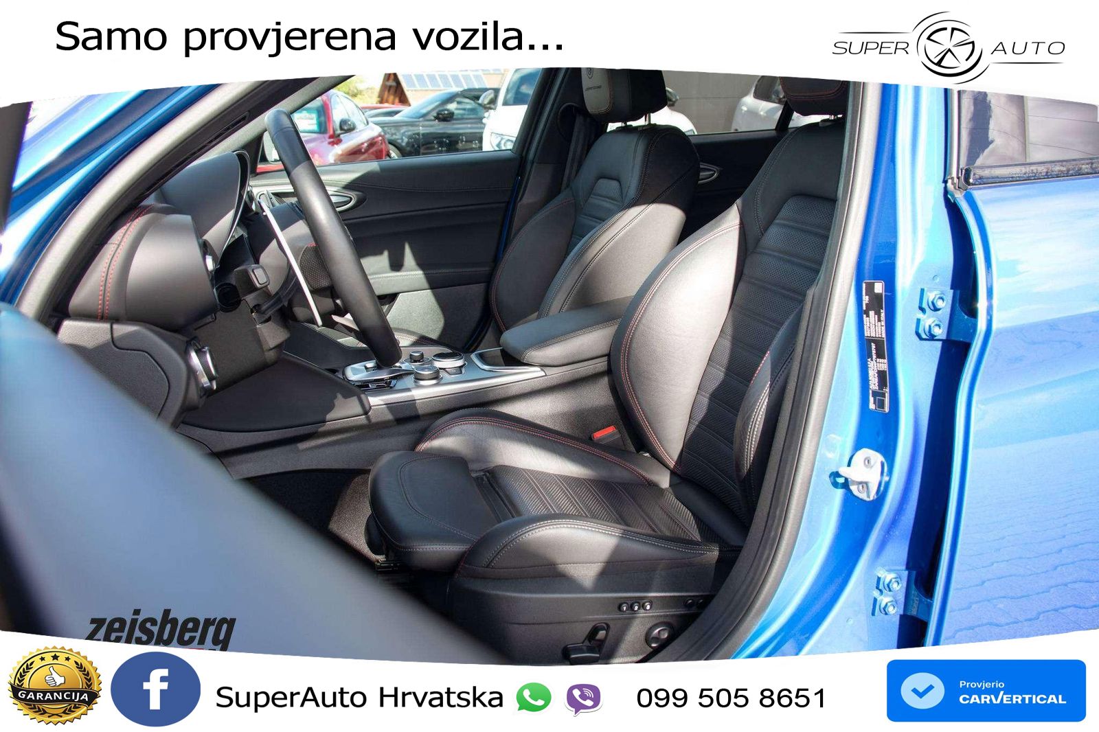 Alfa Romeo Giulia 2.0 Turbo (280 KS) Q4 Automatic LED+GR SJED+ACC