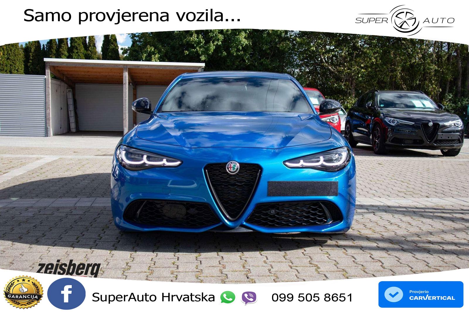 Alfa Romeo Giulia 2.0 Turbo (280 KS) Q4 Automatic LED+GR SJED+ACC