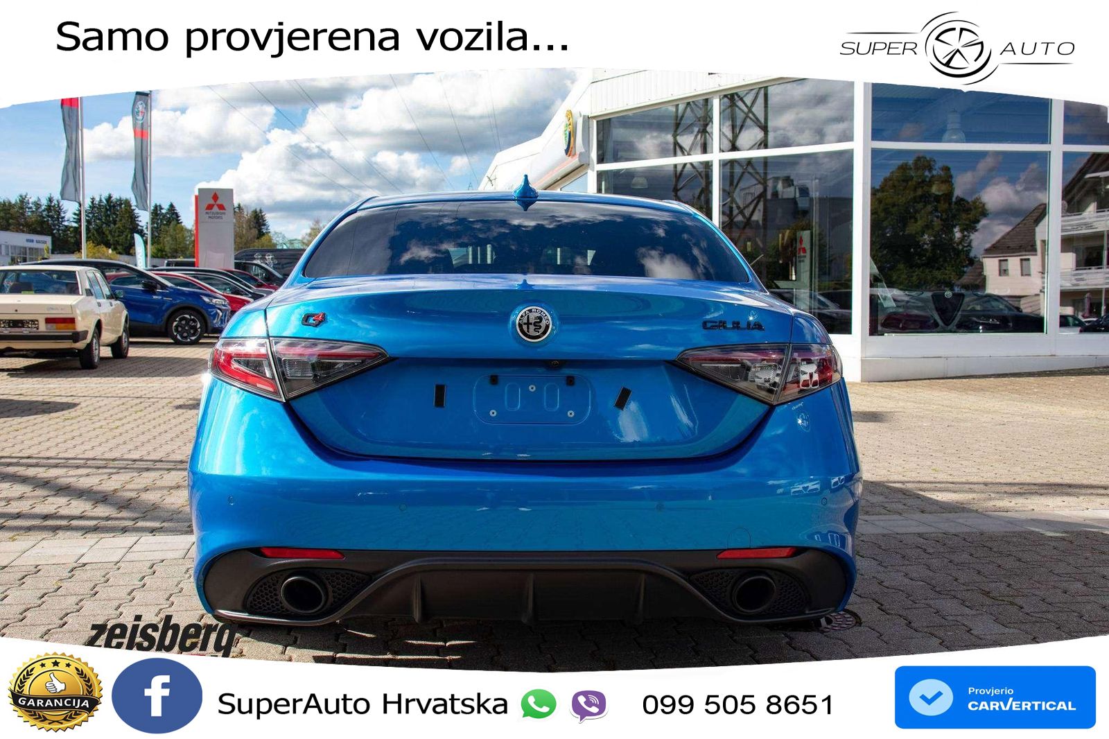Alfa Romeo Giulia 2.0 Turbo (280 KS) Q4 Automatic LED+GR SJED+ACC