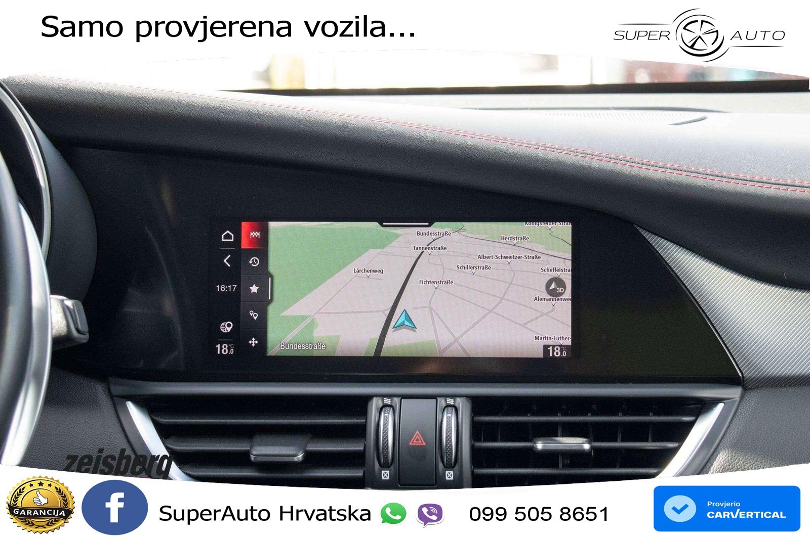 Alfa Romeo Giulia 2.0 Turbo (280 KS) Q4 Automatic LED+GR SJED+ACC