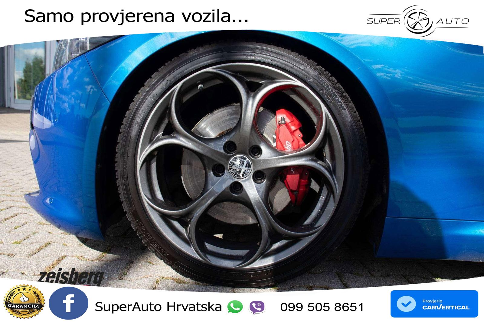 Alfa Romeo Giulia 2.0 Turbo (280 KS) Q4 Automatic LED+GR SJED+ACC
