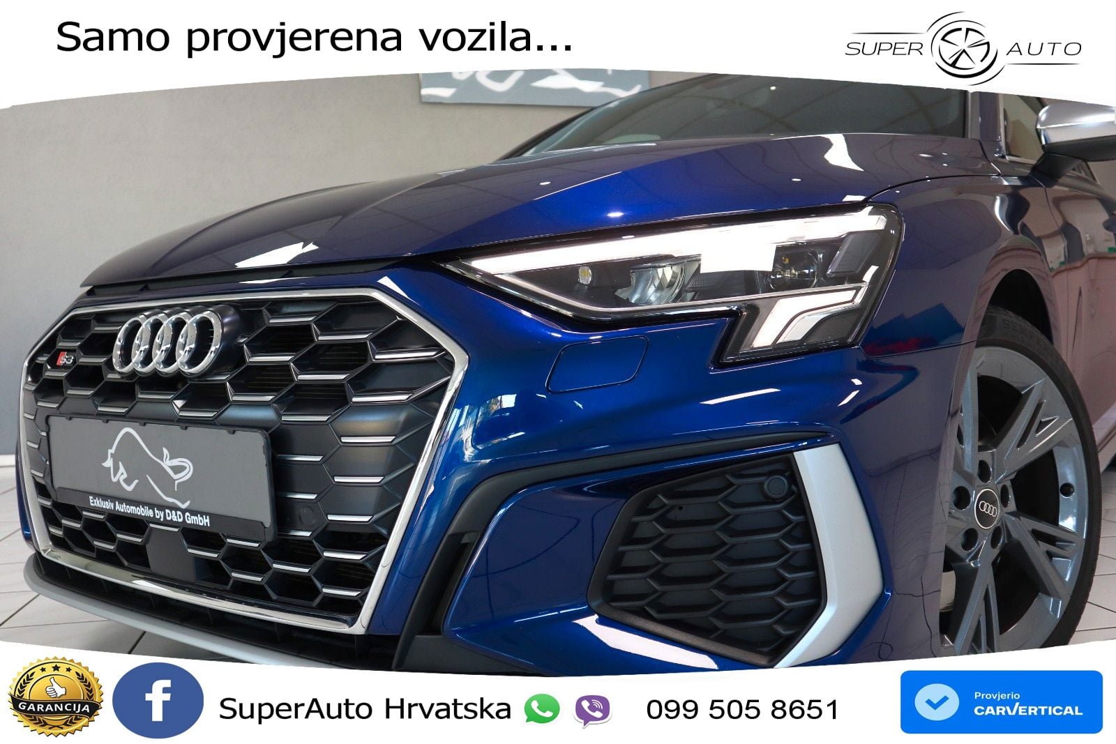 Audi S3 2.0 TFSI (310 KS) quattro S tronic LED+GR SJED+ACC