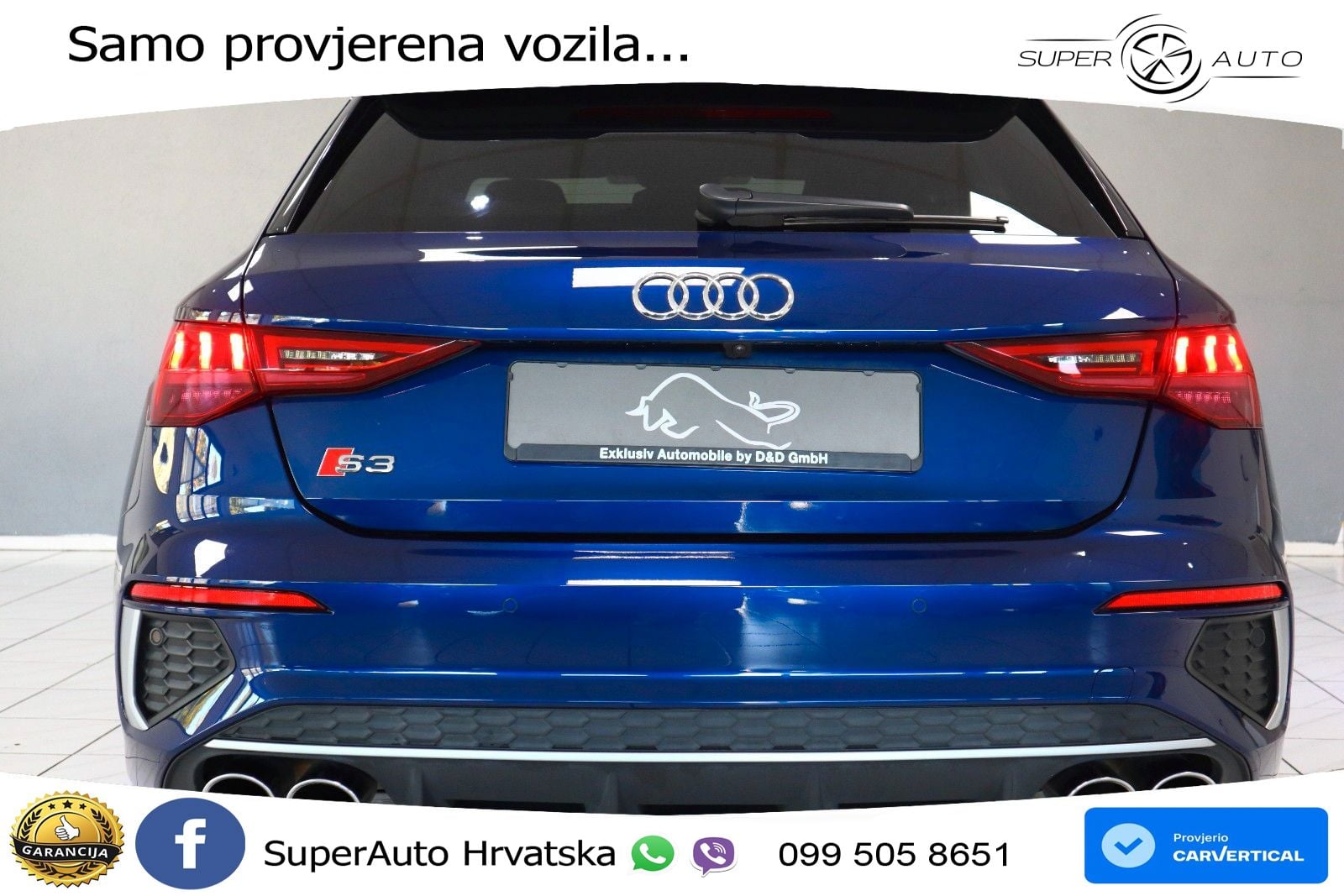 Audi S3 2.0 TFSI (310 KS) quattro S tronic LED+GR SJED+ACC