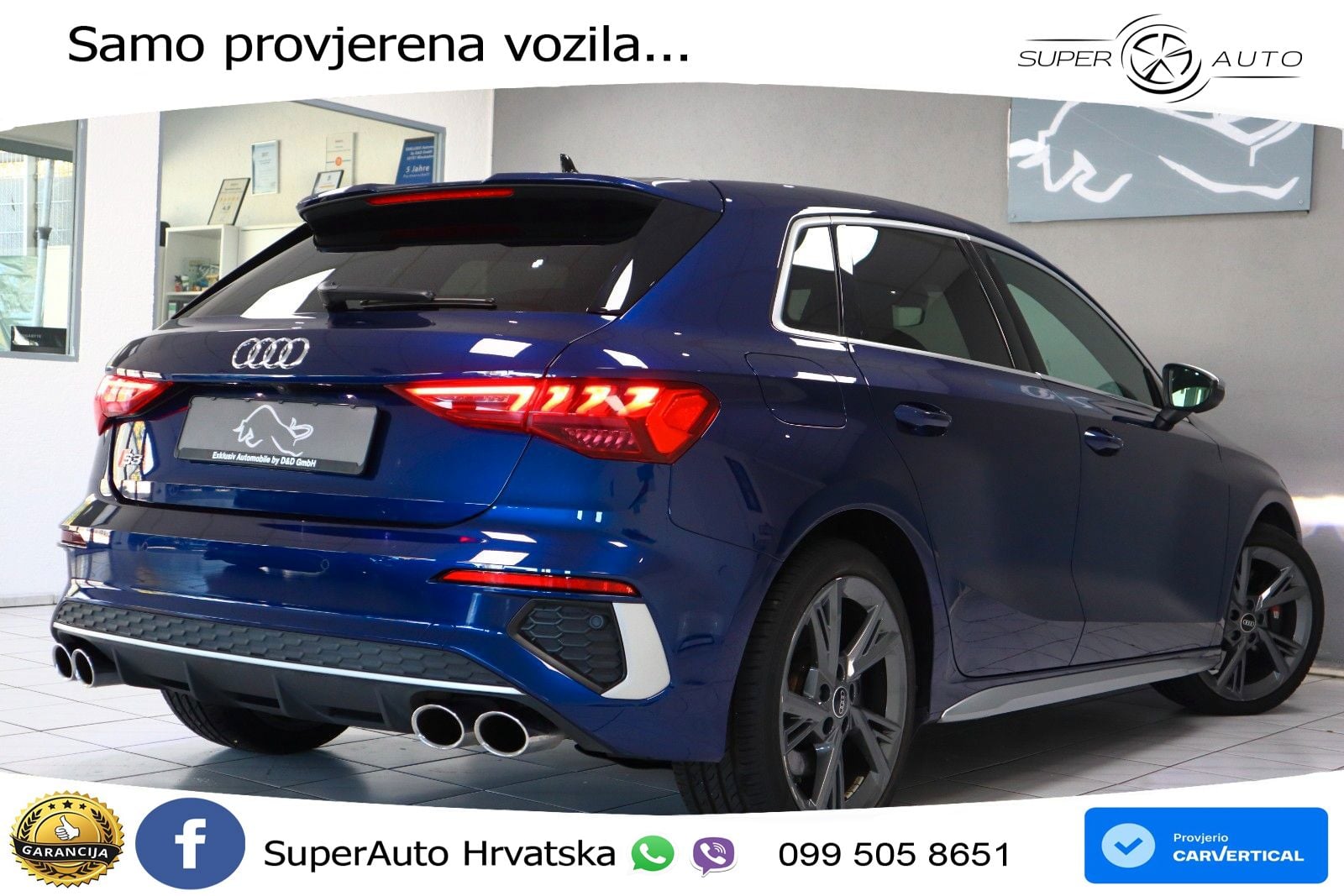 Audi S3 2.0 TFSI (310 KS) quattro S tronic LED+GR SJED+ACC