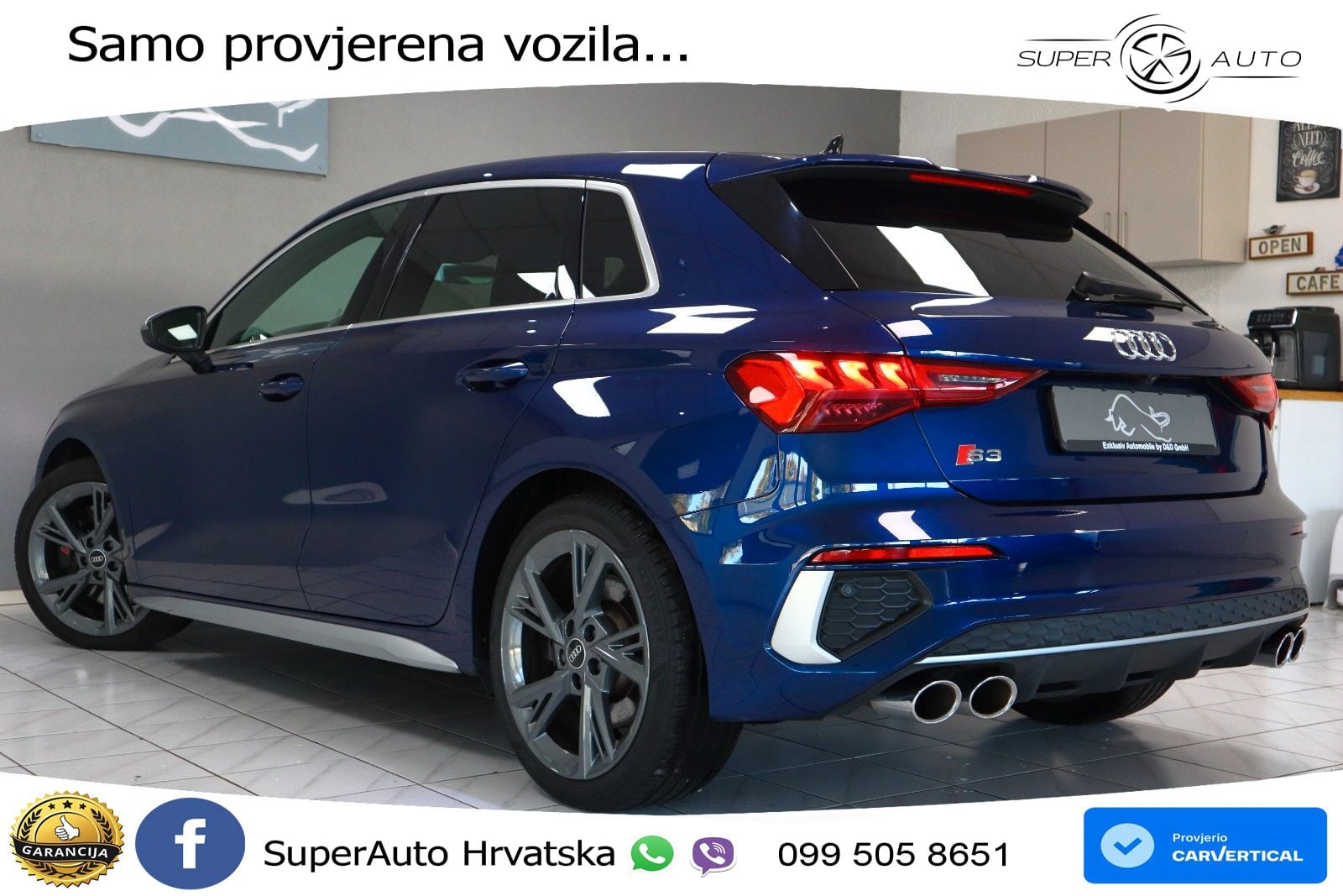 Audi S3 2.0 TFSI (310 KS) quattro S tronic LED+GR SJED+ACC