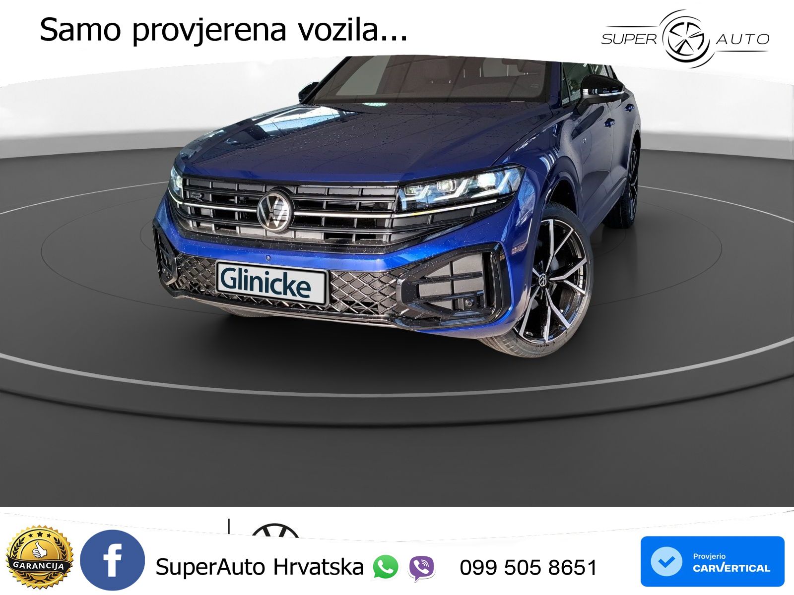 Volkswagen Touareg 3.0 V6 TDI (286 KS) 4MOTION Tiptronic ZRAČNI+ACC+4xGR SJED+KAM