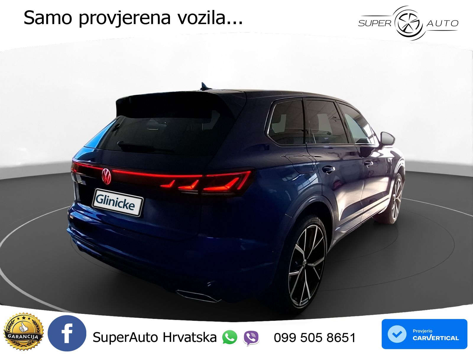 Volkswagen Touareg 3.0 V6 TDI (286 KS) 4MOTION Tiptronic ZRAČNI+ACC+4xGR SJED+KAM