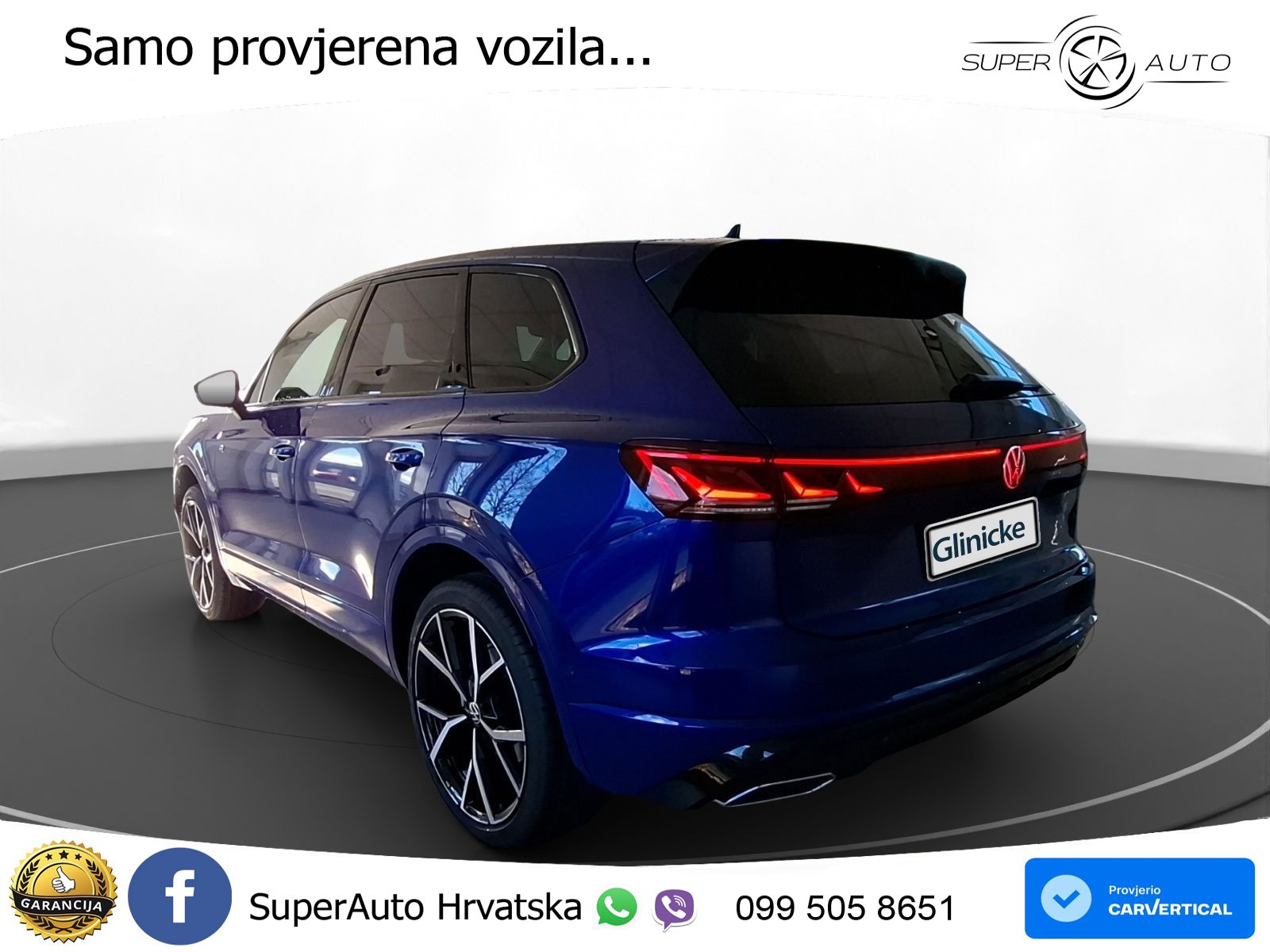 Volkswagen Touareg 3.0 V6 TDI (286 KS) 4MOTION Tiptronic ZRAČNI+ACC+4xGR SJED+KAM