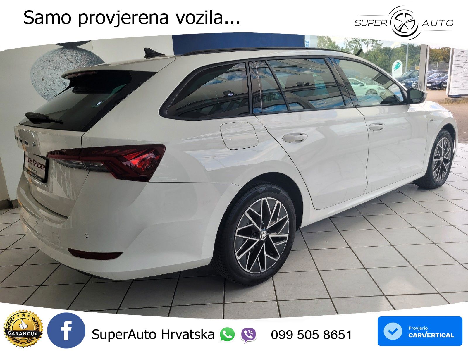 Škoda Octavia Combi 2.0 TDI (150 KS) DSG LED+GR SJED+ACC