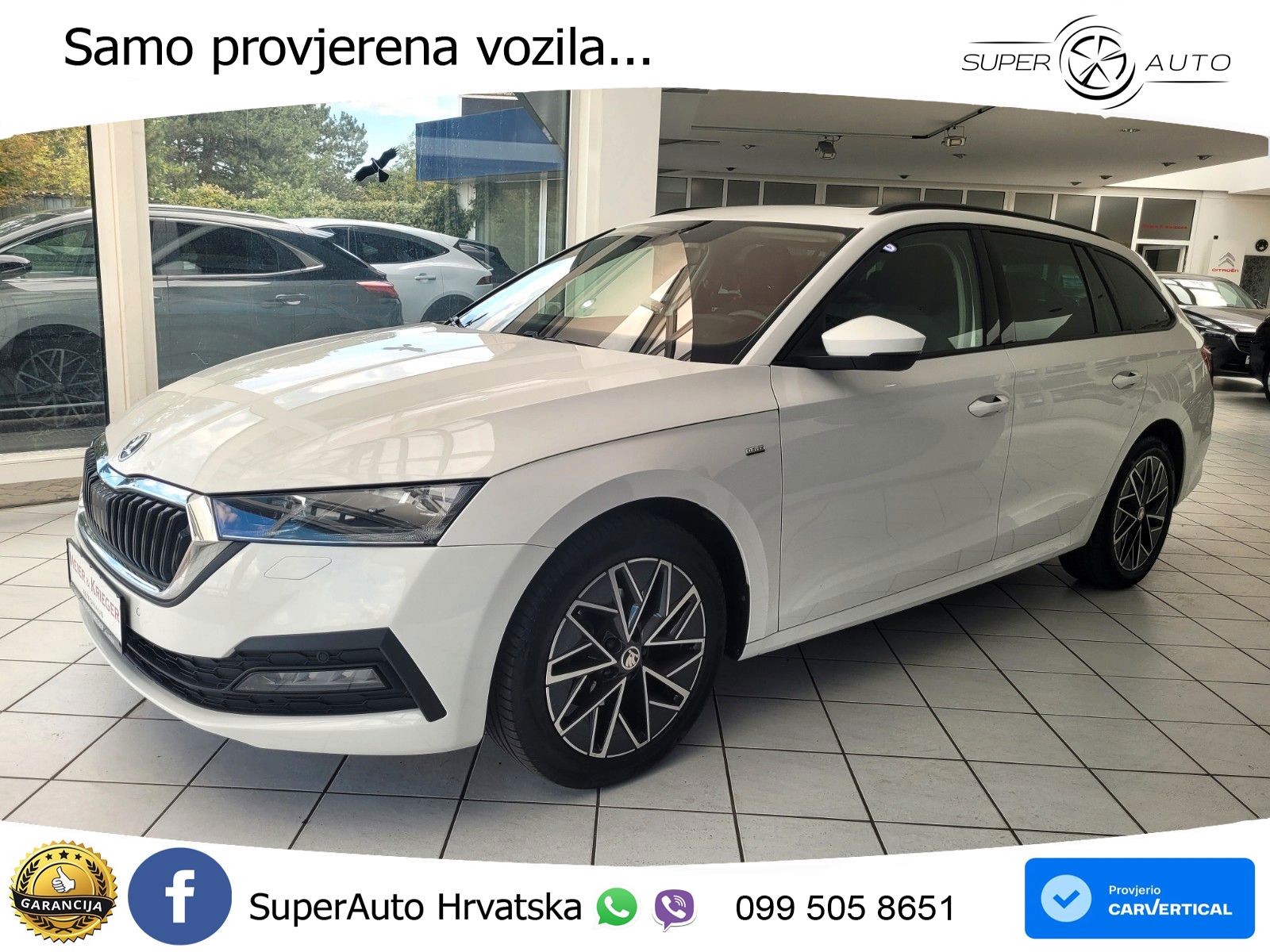Škoda Octavia Combi 2.0 TDI (150 KS) DSG LED+GR SJED+ACC