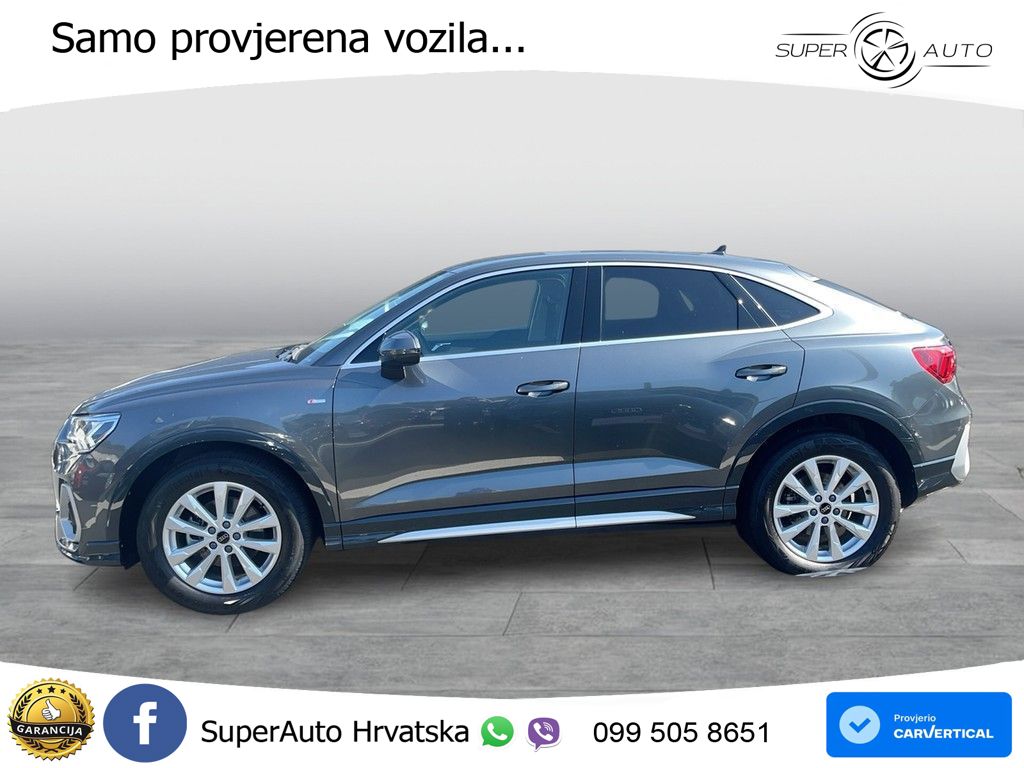 Audi Q3 II Sportback 35 TFSI (150 KS) S tronic S line LED+GR SJED+ACC