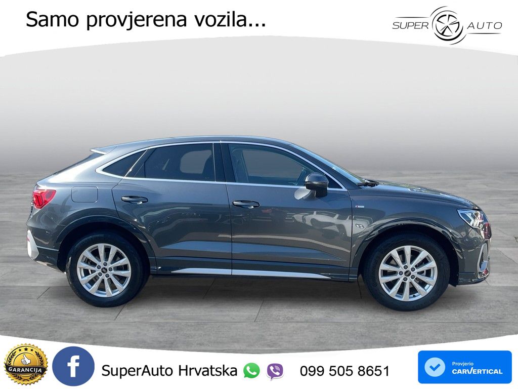 Audi Q3 II Sportback 35 TFSI (150 KS) S tronic S line LED+GR SJED+ACC