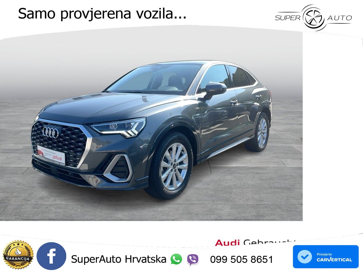 Audi Q3 II Sportback 35 TFSI (150 KS) S tronic S line LED+GR SJED+ACC