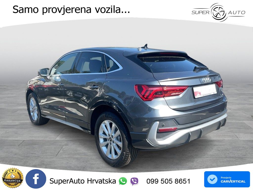 Audi Q3 II Sportback 35 TFSI (150 KS) S tronic S line LED+GR SJED+ACC
