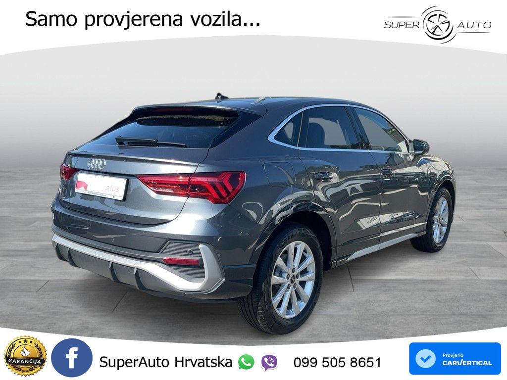 Audi Q3 II Sportback 35 TFSI (150 KS) S tronic S line LED+GR SJED+ACC