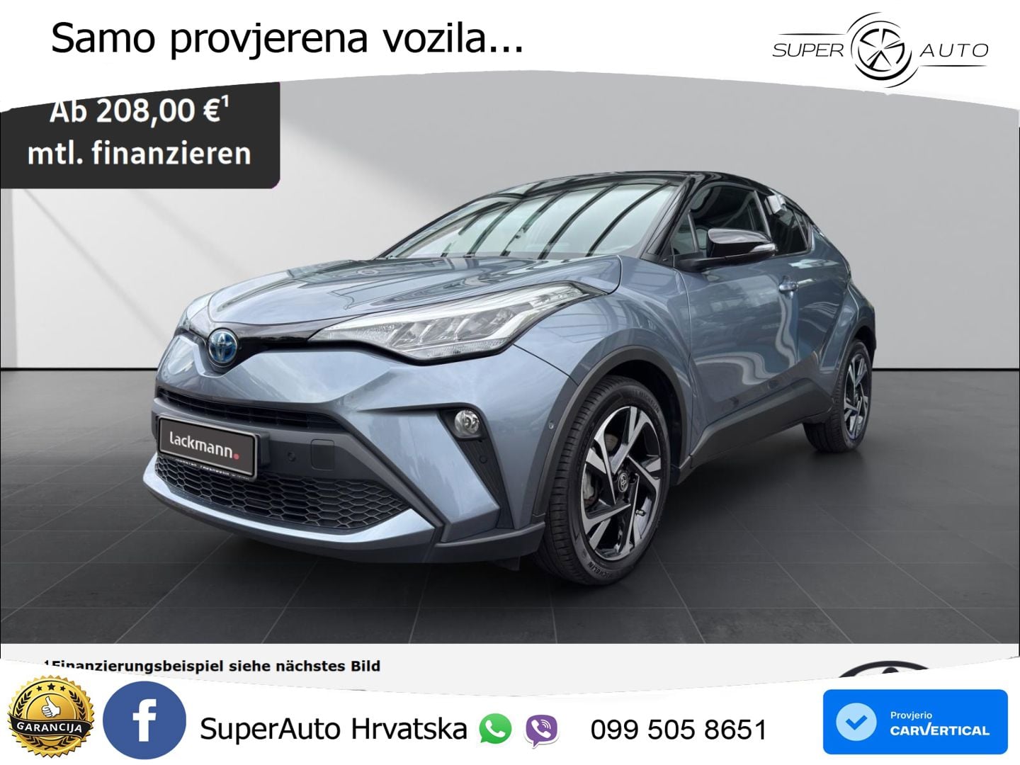 Toyota C-HR 2.0 (184 KS) Hybrid e-CVT Team D LED+GR SJED+ACC