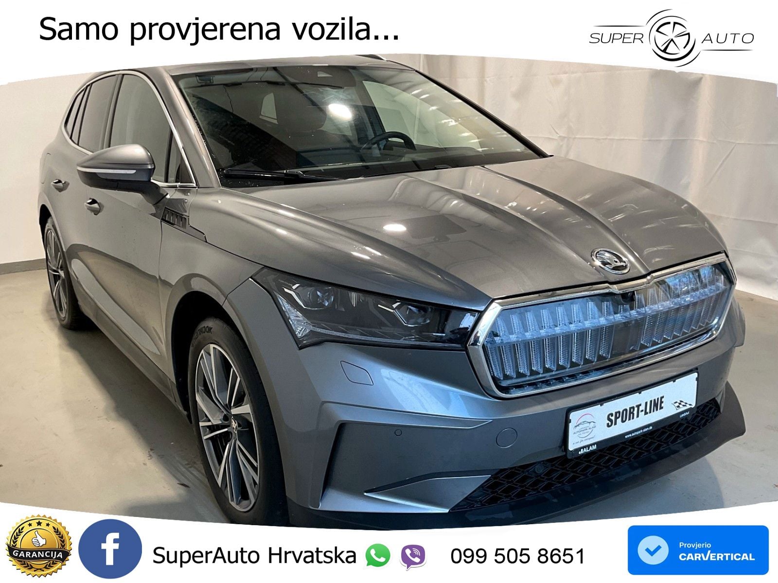 Škoda Enyaq iV 80x 82 kWh (265 KS) AWD LED+GR SJED+ACC