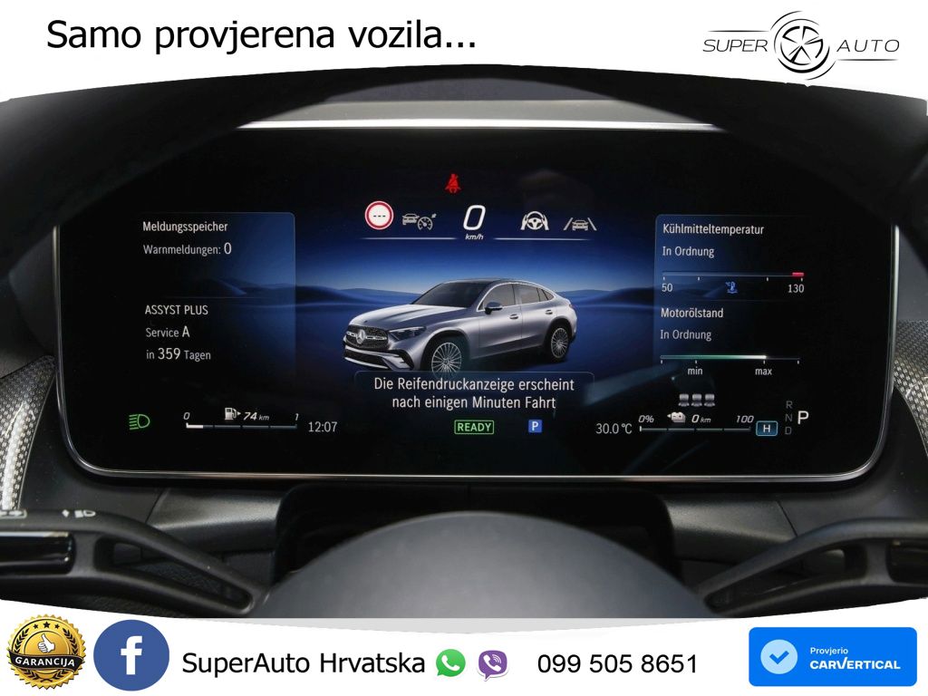 Mercedes GLC Coupe 300e (313 KS) 4MATIC 9G-TRONIC ACC+GR SJED+360+PANO