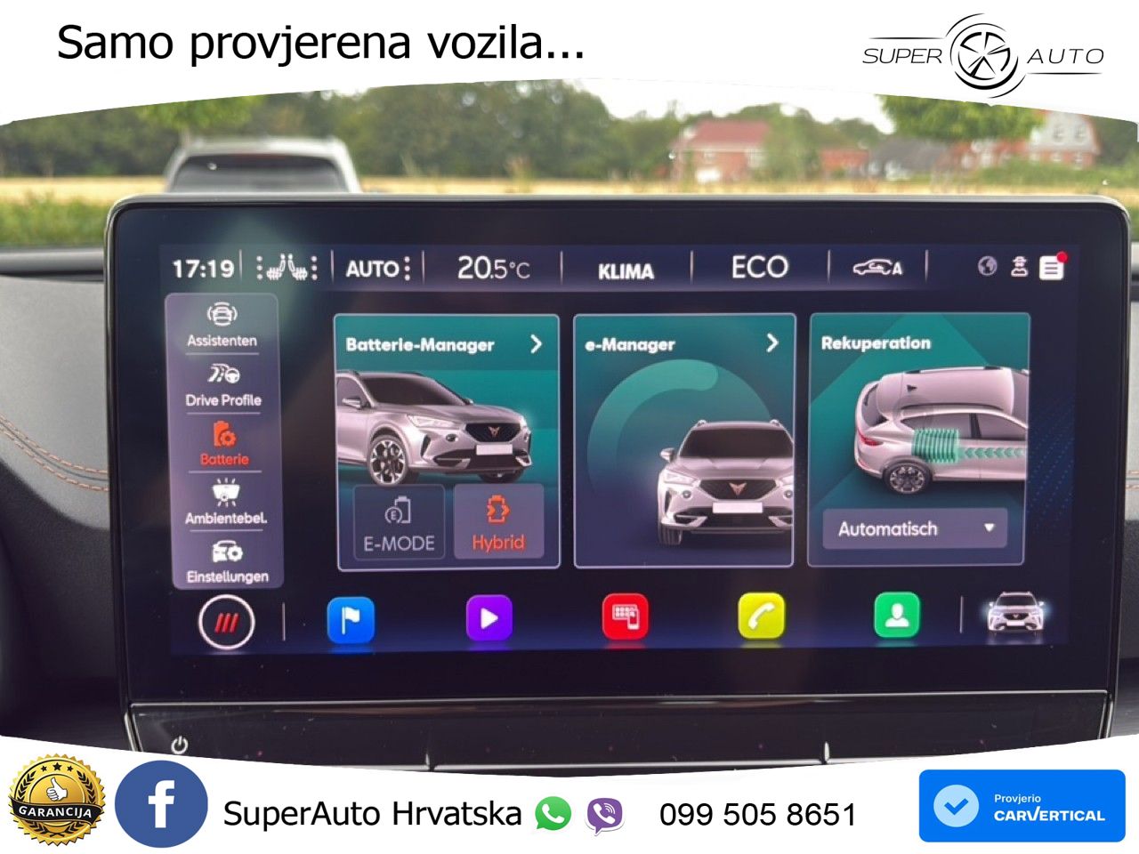 Cupra Formentor 1.4 TSI (245 KS) e-Hybrid DSG VZ LED+GR SJED+ACC