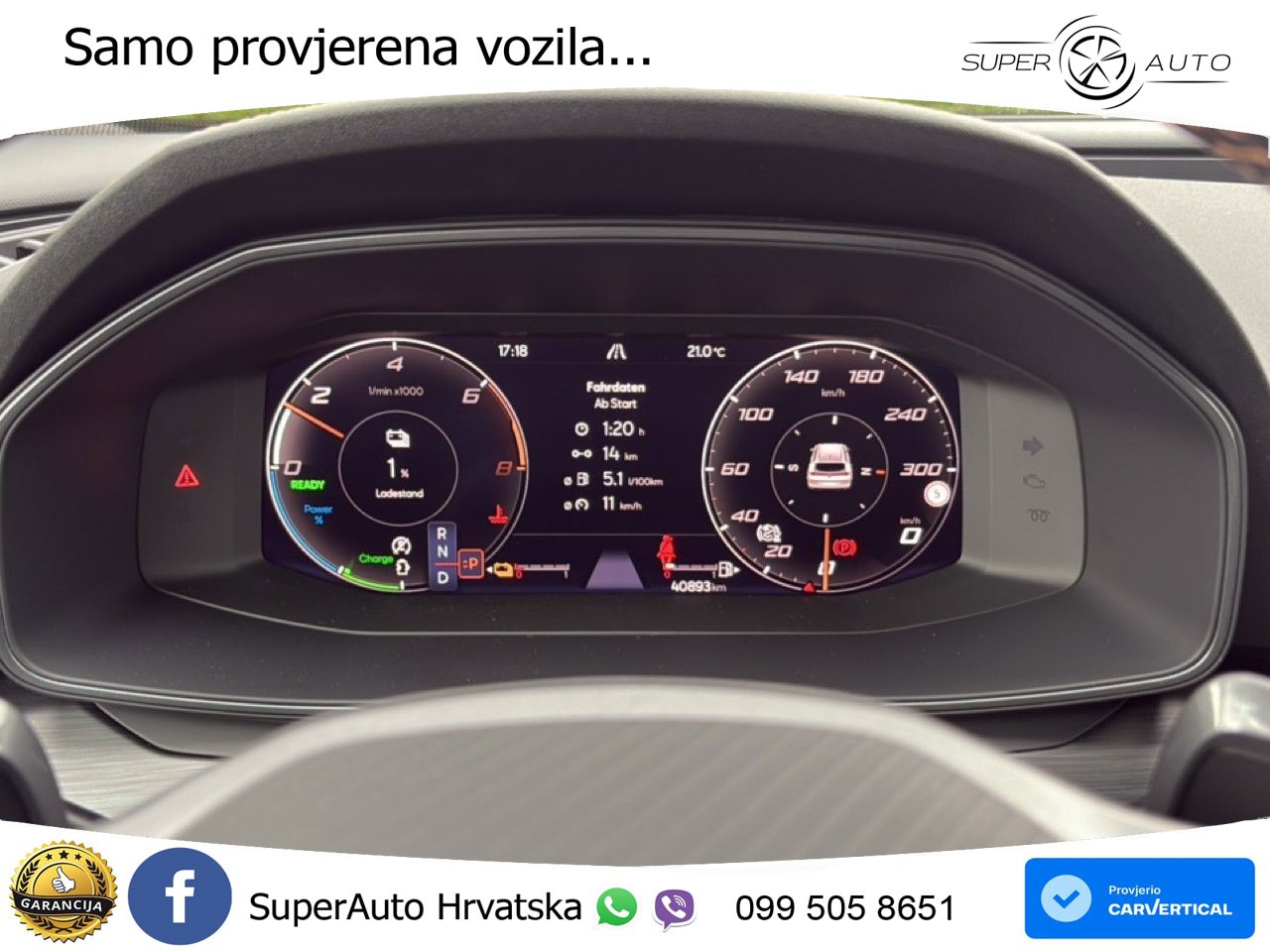 Cupra Formentor 1.4 TSI (245 KS) e-Hybrid DSG VZ LED+GR SJED+ACC