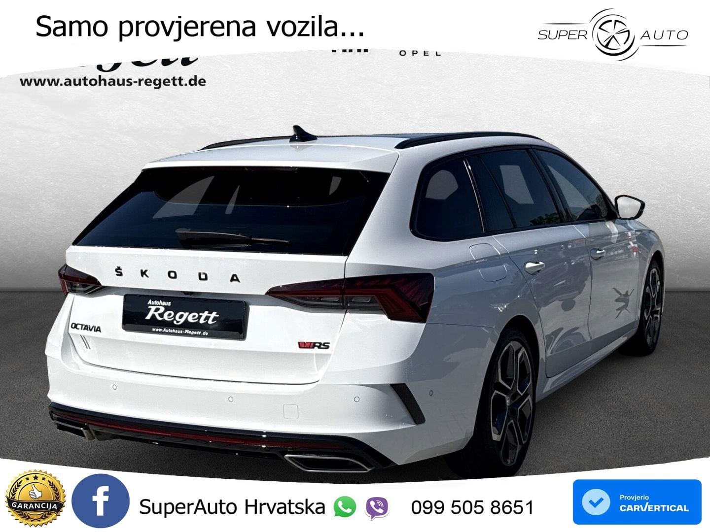 Škoda Octavia Combi RS 2.0 TDI (200 KS) DSG LED+GR SJED+ACC