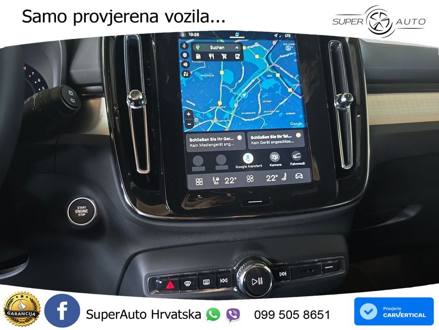 Volvo XC40 2.0 B3 163 KS Automatic LED+GR SJED+ACC