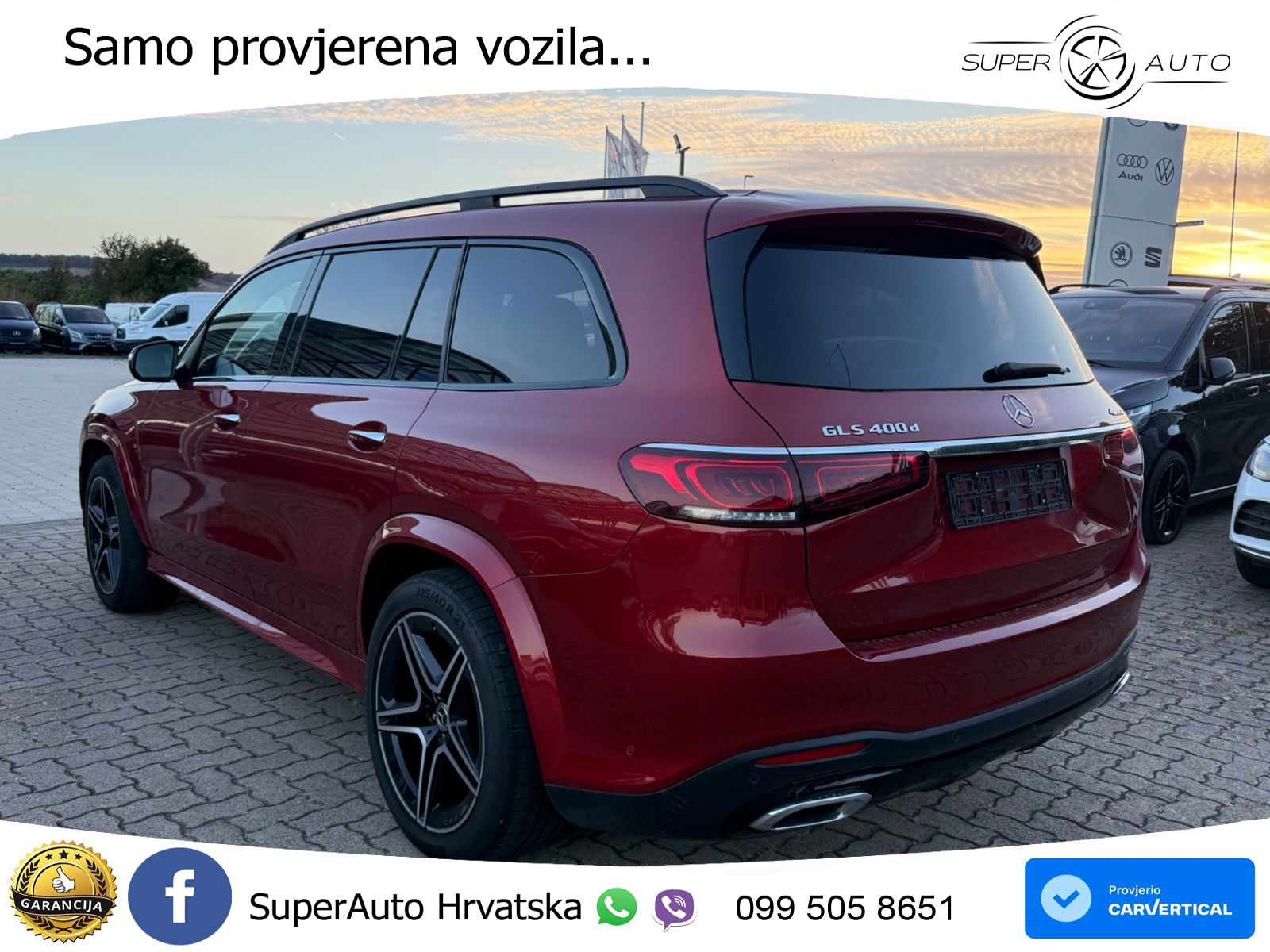 Mercedes-Benz GLS GLS 400d 4MATIC G-TRONIC AMG ZRAČNI+ACC+GR SJED+KAM