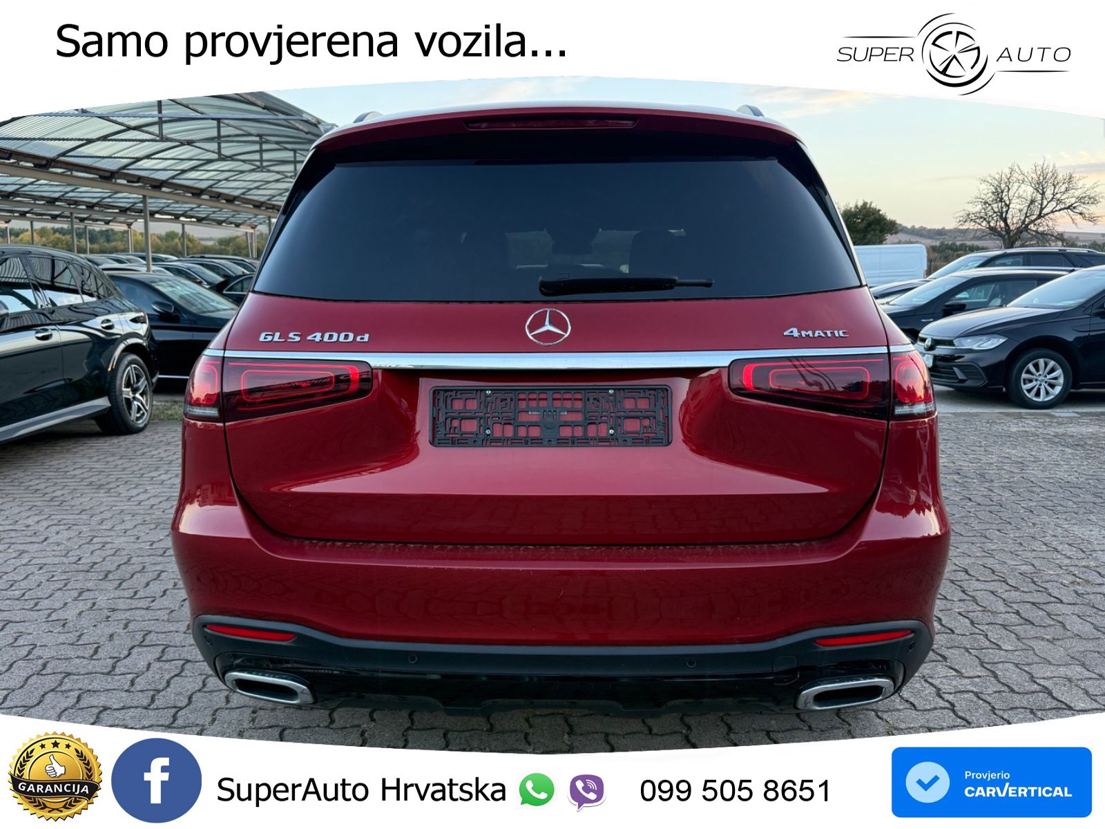 Mercedes-Benz GLS GLS 400d 4MATIC G-TRONIC AMG ZRAČNI+ACC+GR SJED+KAM