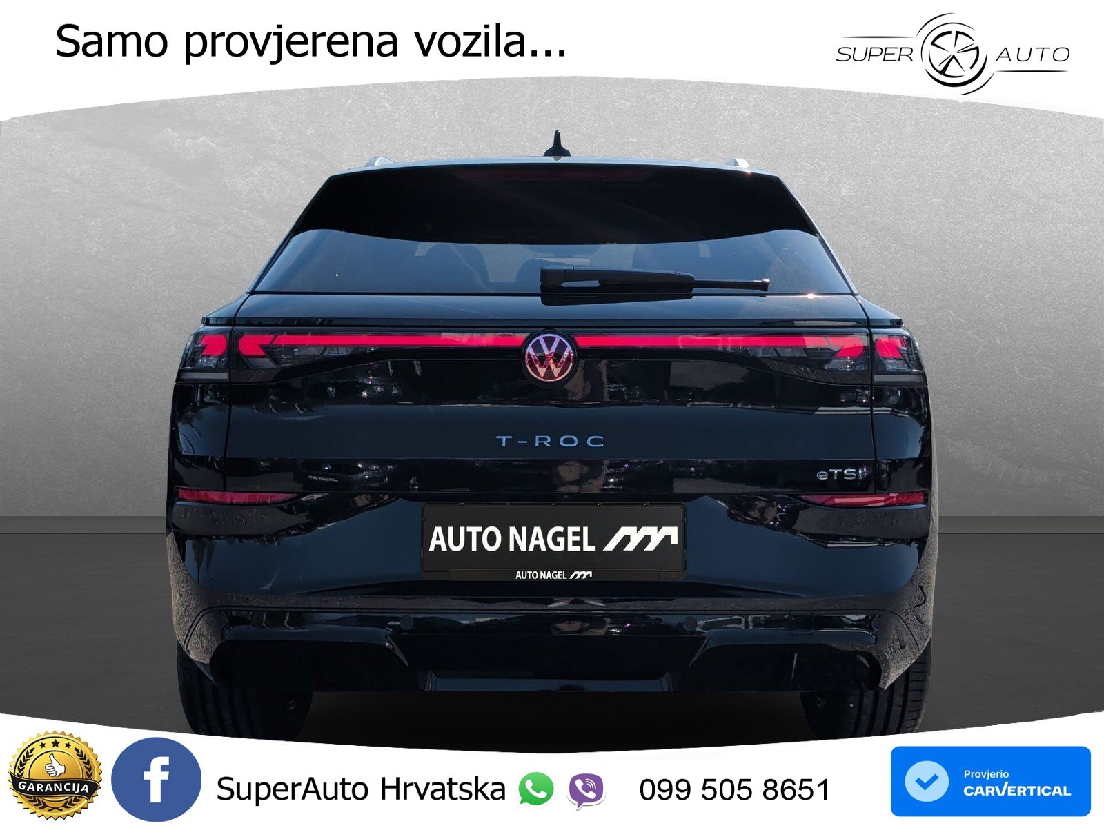 Volkswagen T-Roc 1.5 eTSI (150 KS)  DSG R-Line LED+GR SJED+ACC