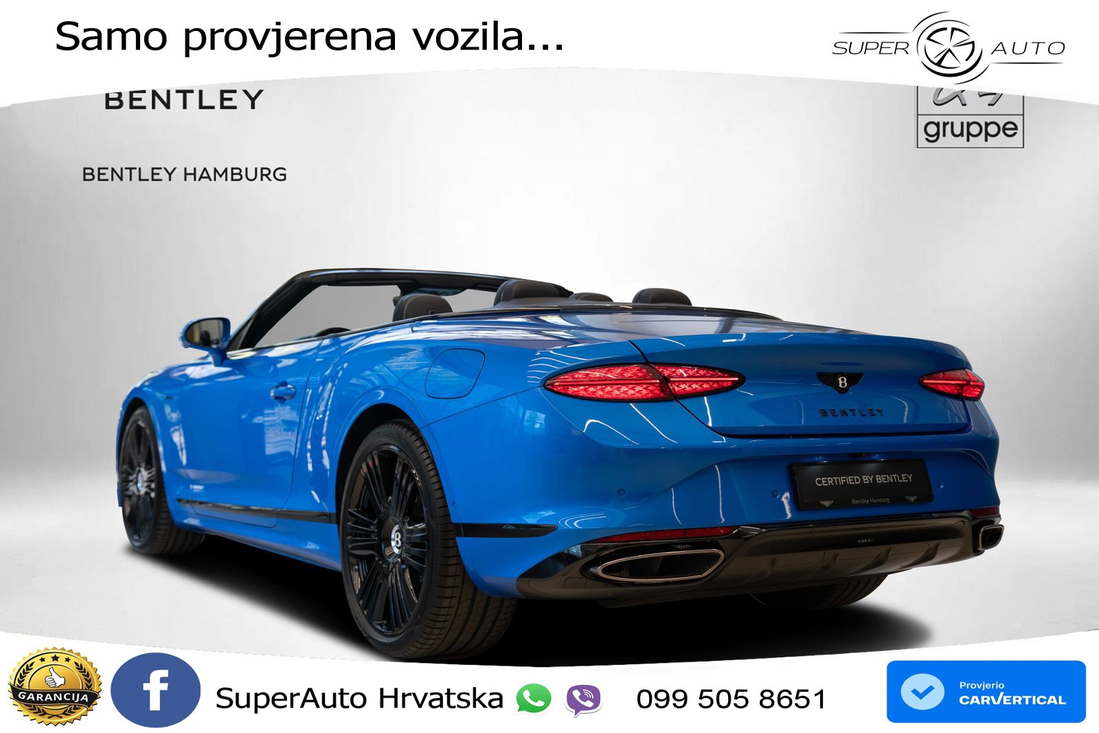 Bentley Continental GTC IV 4.0 V8 TFSi (680 KS) AWD DCT LED+GR SJED+ACC