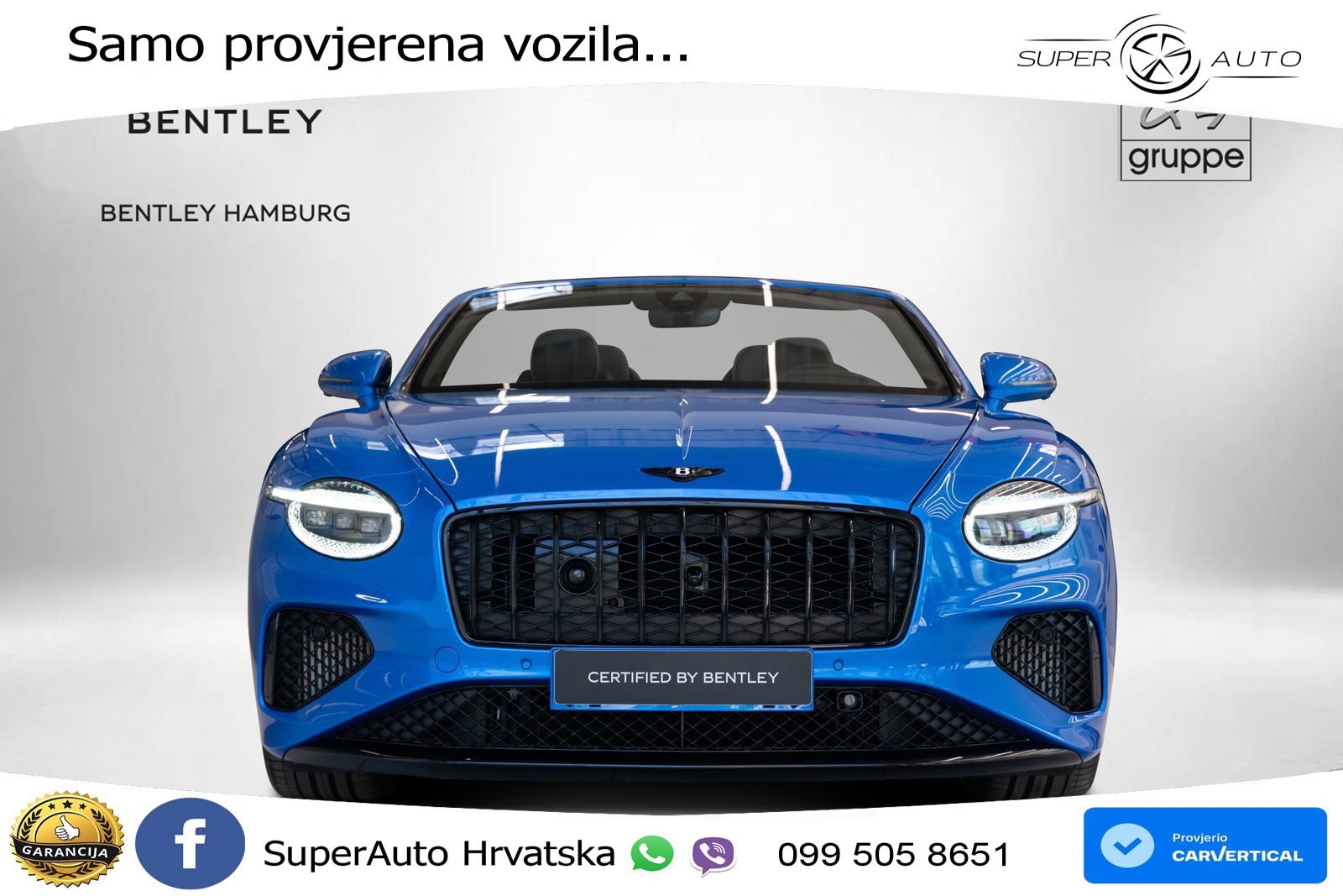 Bentley Continental GTC IV 4.0 V8 TFSi (680 KS) AWD DCT LED+GR SJED+ACC