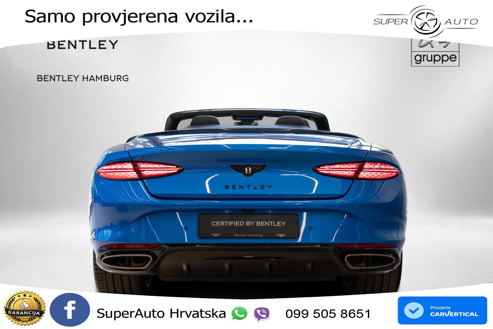 Bentley Continental GTC IV 4.0 V8 TFSi (680 KS) AWD DCT LED+GR SJED+ACC